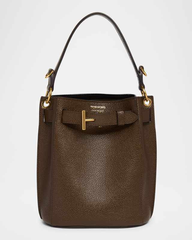 Audrey Mini Bucket Bag in Grain Leather